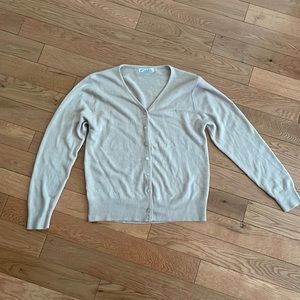 Tan/beige Leigh’s weight cardigan